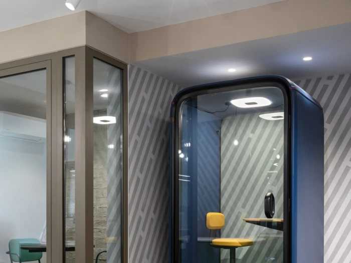 A phone booth for the calls that need a door