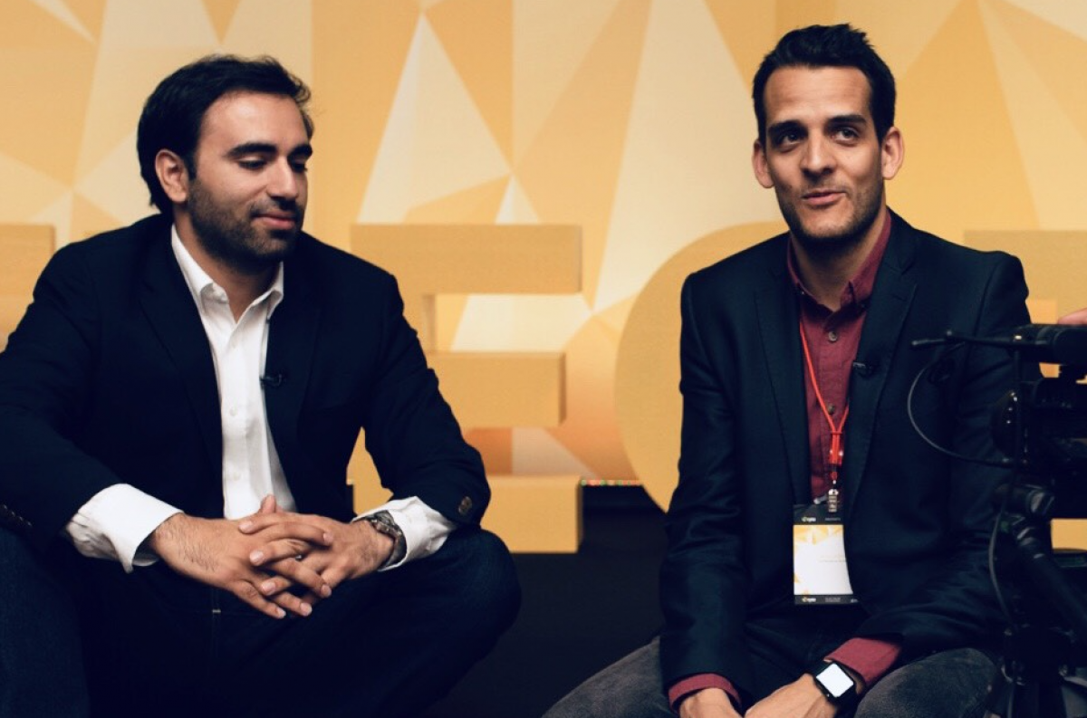 Stylianos Lambrou and Dusan Duffek at their first event in Limassol, 2018